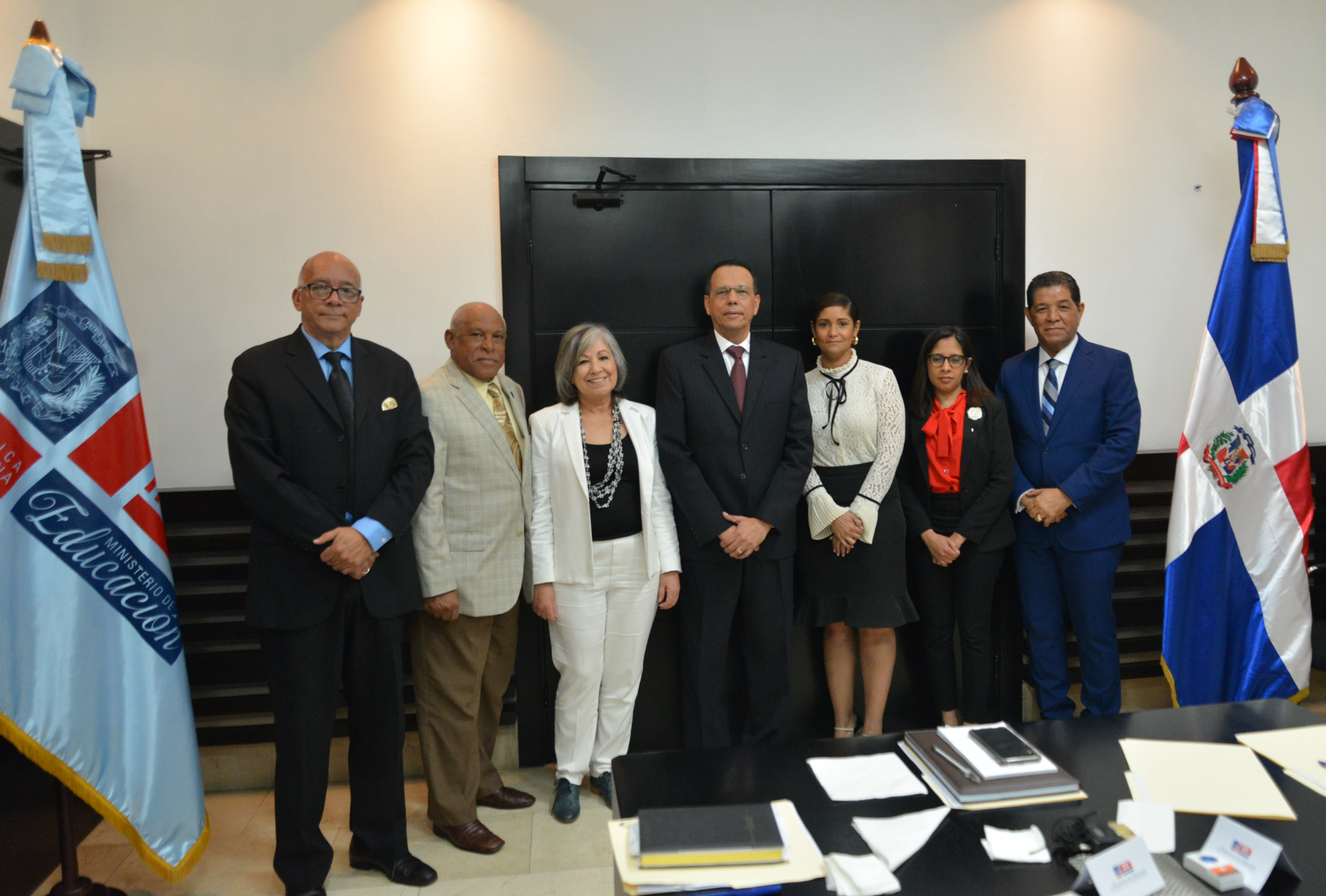  imagen Reunión de directivos del Ministerio de Educación y Colegio Dominicano de Periodistas  