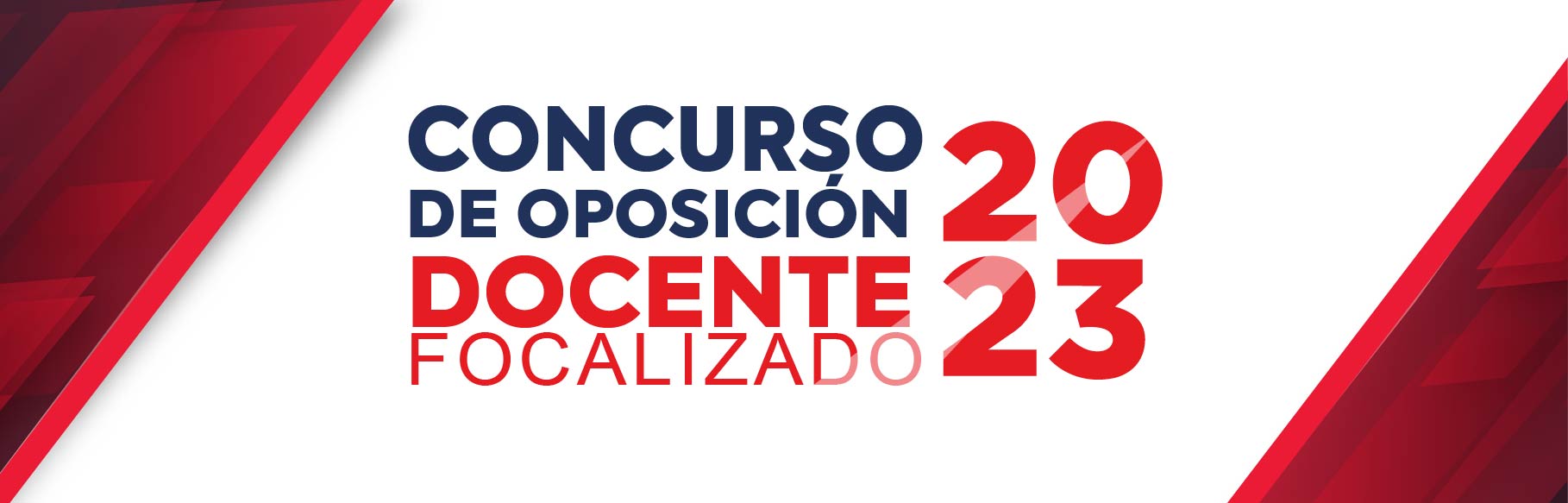 Más información sobre el Concurso de Oposición Docente Focalizado 2023