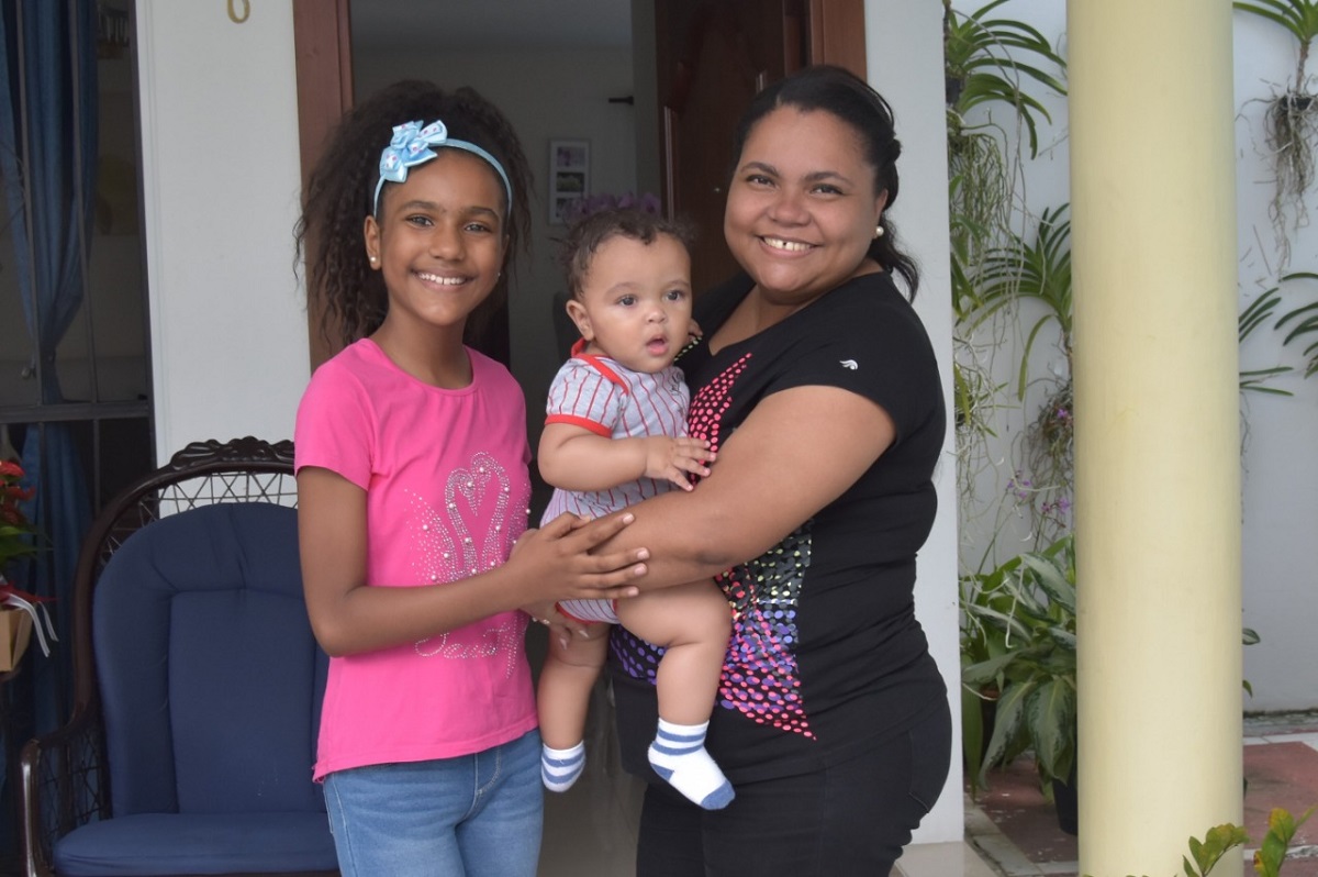  imagen Santos Mora, madre de una ni&ntilde;a de 10 a&ntilde;os y un ni&ntilde;o de apenas 7 meses de nacido 