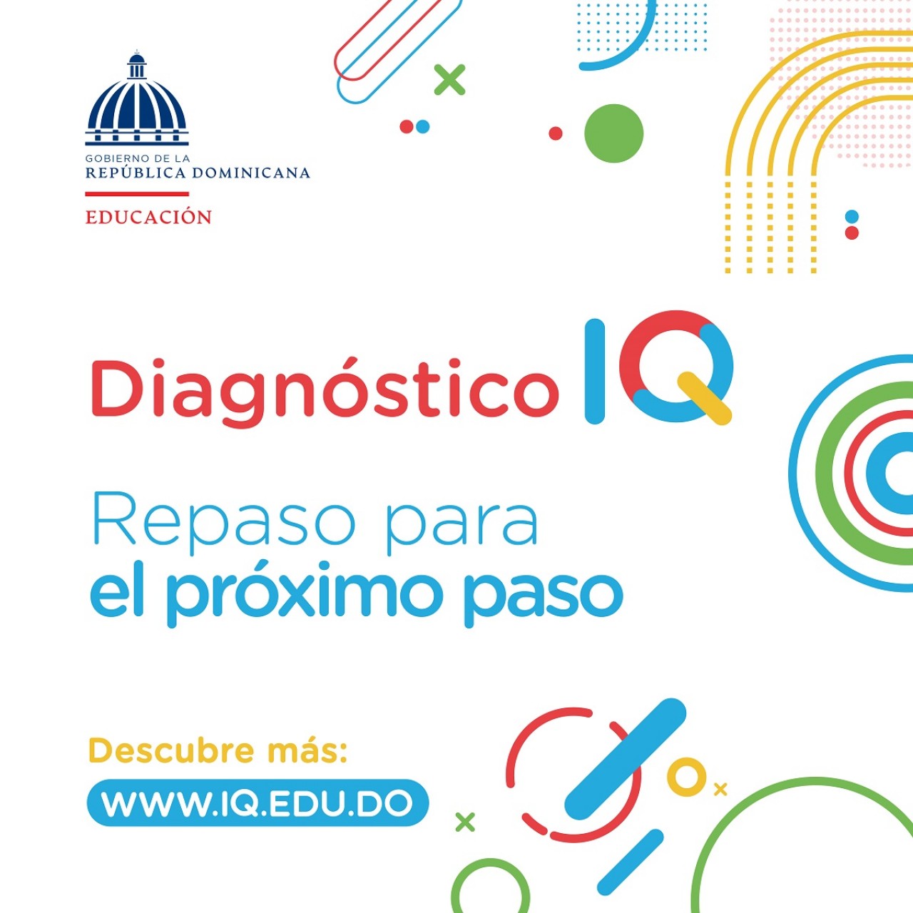 imagen Poster de herramienta de autoevaluación para las áreas curriculares de Lengua Española y Matemáticas a través de la plataforma IQ.EDU.DO. 