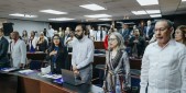  imagen Colaboradores del Minerd participando de la jornada "Hablemos de Derechos Humanos". 